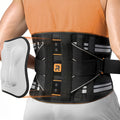 Lumbar Support Back Brace with Massage Pad for Men Women Breathable Lower Back Support Belt Adjustable Strap Pain Relief Posture Corrector