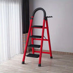 Portable Folding Step Ladder 3/4/5-Step, Weight, Plastic Step Stool Ladder, Foldable Ladder for Household