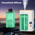 Desktop or Wall-Mount Essential Oil Diffuser with Transparent Chamber and One- or Three-Bottle Bundles
