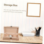 Jewelry Box with Lid & Lock Clasp Set of 3, Vintage Wooden Storage Boxes for Jewelry, Daily Essentials & Gift Packaging