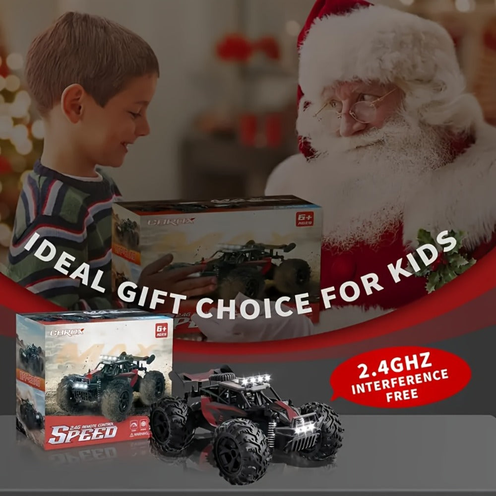 High-Speed RC Off-Road Car 40km/h 4WD Remote Control Climbing Truck with Battery, Outdoor Racing Vehicle for Boys Kids Teens Ages 8+
