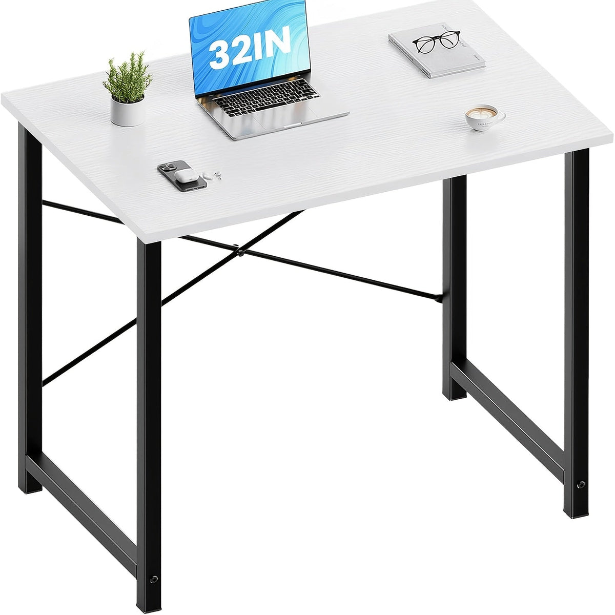 47-Inch Fabric Gaming Desk with Storage Drawers for Home Office