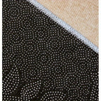 Laundry Room Mat Black & White LAUNDRY Text Non-Slip Machine Washable – Soft Polyester Cut-Pile Floor Rug for Laundry Room, Bathroom