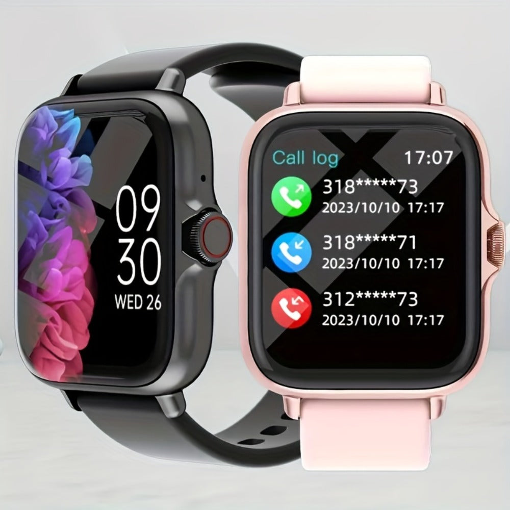 Smartwatch with Bluetooth Calling 1.91" AMOLED HD Touch Screen, Voice Assistant, Music Playback, Built-in Mic & Speaker, Multi-Sport