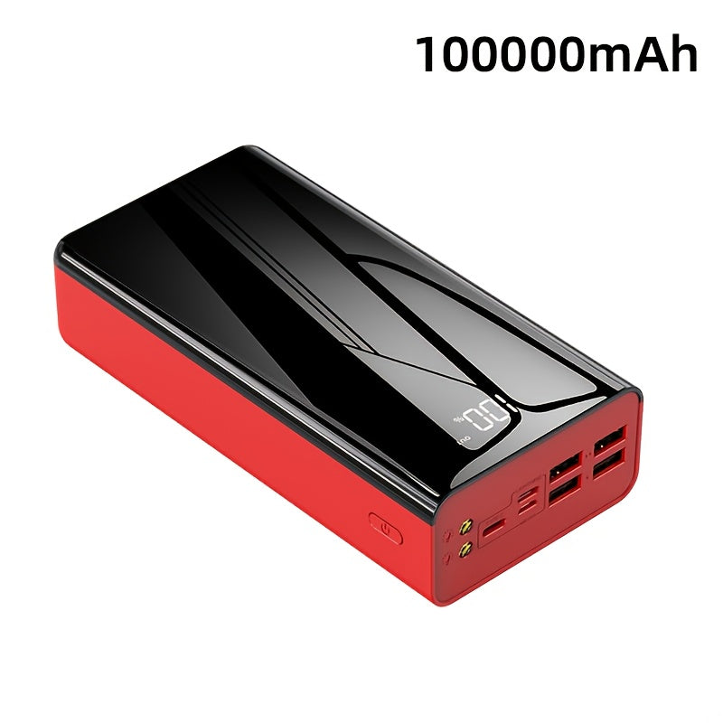 Power Bank 30000-100000mAh with Four-Port Layout, 22.5W Listed Charging and Digital Display