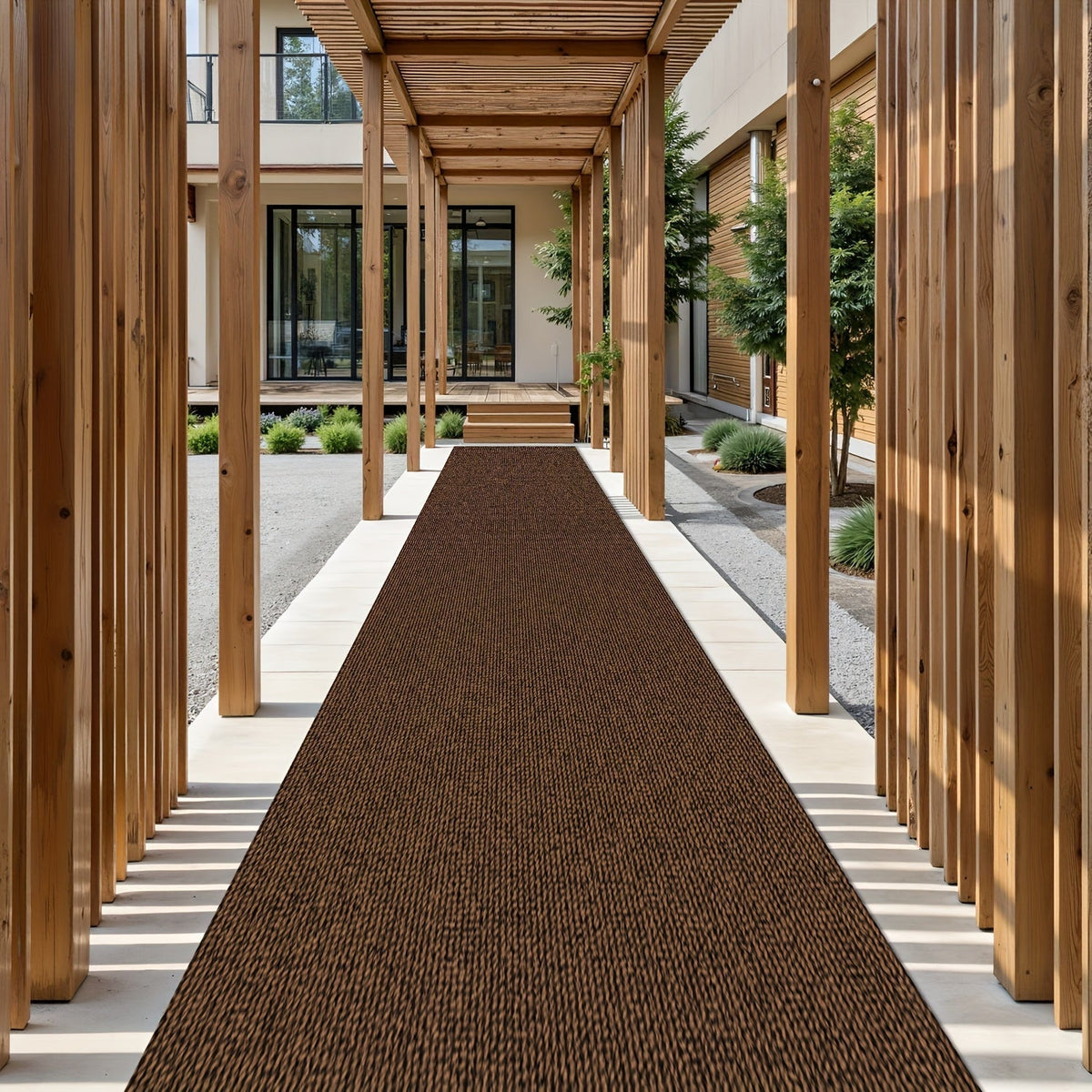 Non-Slip Runner Rug for Hallway Kitchen Stairs – Thick 4mm Long Roll Rug 23.22" Wide, Machine Washable, Multiple Sizes & Colors