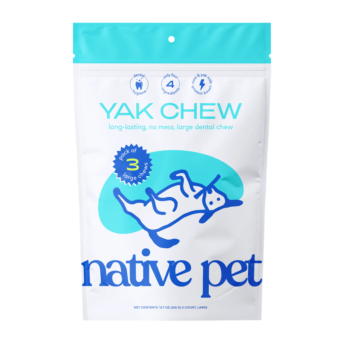 Native Pet Yak Chews for Dogs - Product Render [hide]
