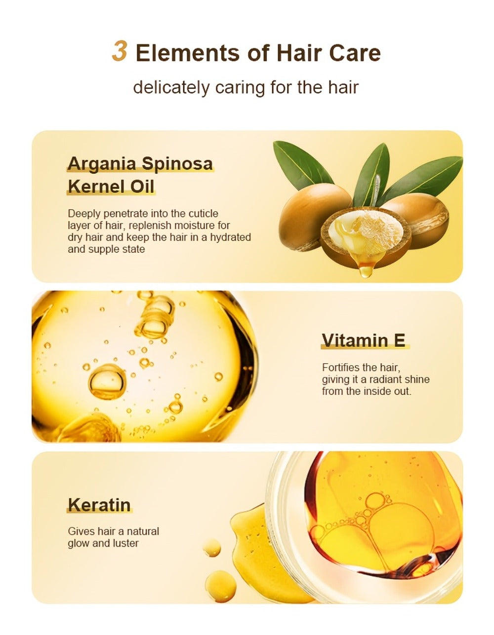 Moroccan Argan Oil Hair & Skin Treatment with Applicator Brush 2.4oz - Anti Frizz Smoothing for Bath Time, Home Spa and Personal Care