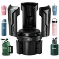 Adjustable Car Cup Holder Expander for 12–64 oz Bottles and Mugs with 2.56-Inch Base, One- or Two-Pack Options
