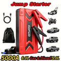 Car Jump Starter Power Bank 3-in-1 12V Battery Booster Charger LED Flashlight SOS for Cars Motorcycles for Garden, Patio and Yard Use