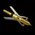 Hunting Broadhead 6PCS 100 Grain – 2-Blade Stainless Steel Archery Arrow Tips with Ferrule Alignment Technology, 2.34" Cutting Diameter