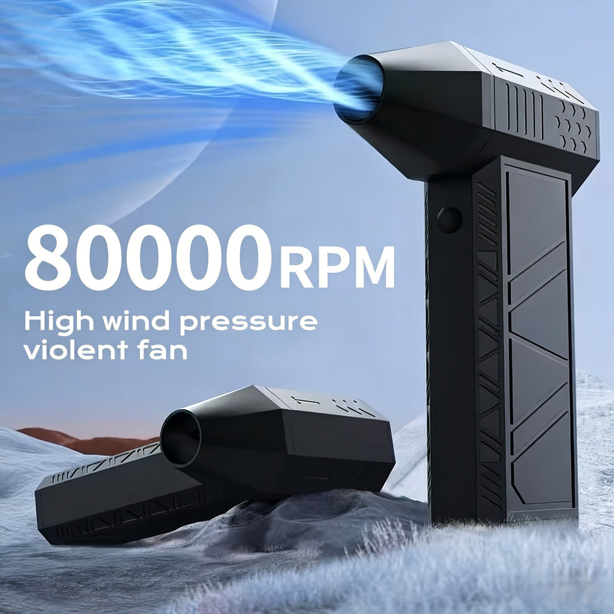 Cordless Air Duster and Handheld Vacuum Kit with 80, 000 or 150, 000 RPM Markings, Four Speeds and 10 Brushes