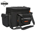 Fishing Tackle Bag Camo Durable Nylon Shoulder Carry Zipper Fishing Gear Storage Bag for Hiking Travel Outdoor Fishing Camouflage