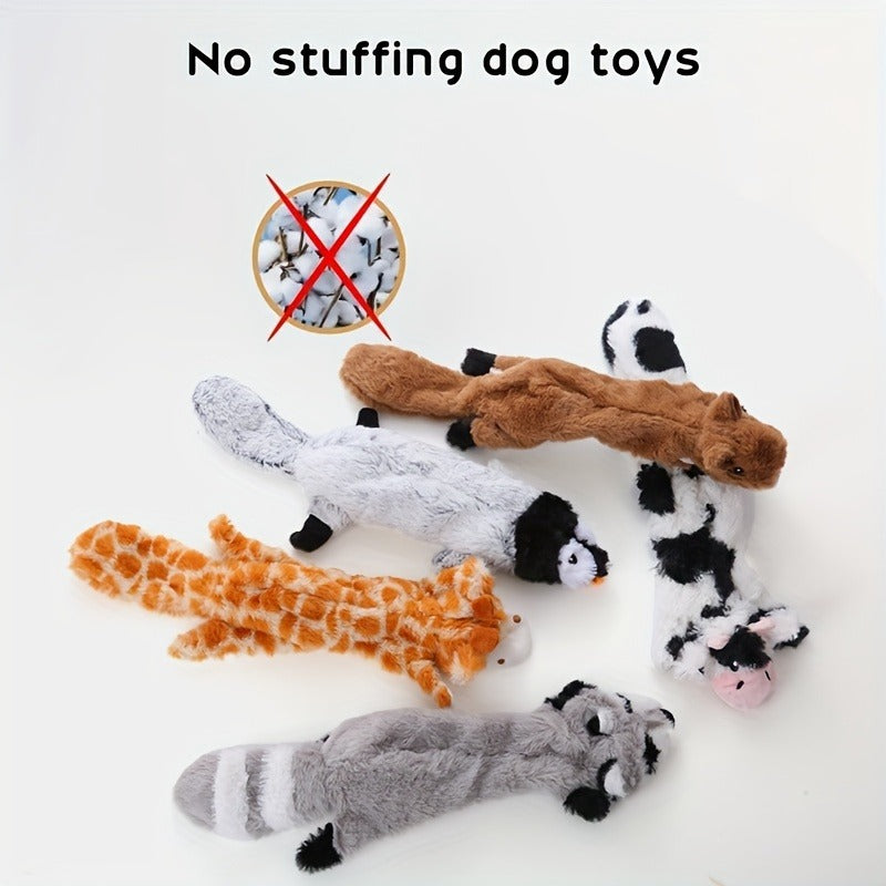 Durable Chew Toys for Dogs, Squeaky Dog Chew Toys Set – Durable Interactive Rubber Chew Toys for Small Medium Large Dogs