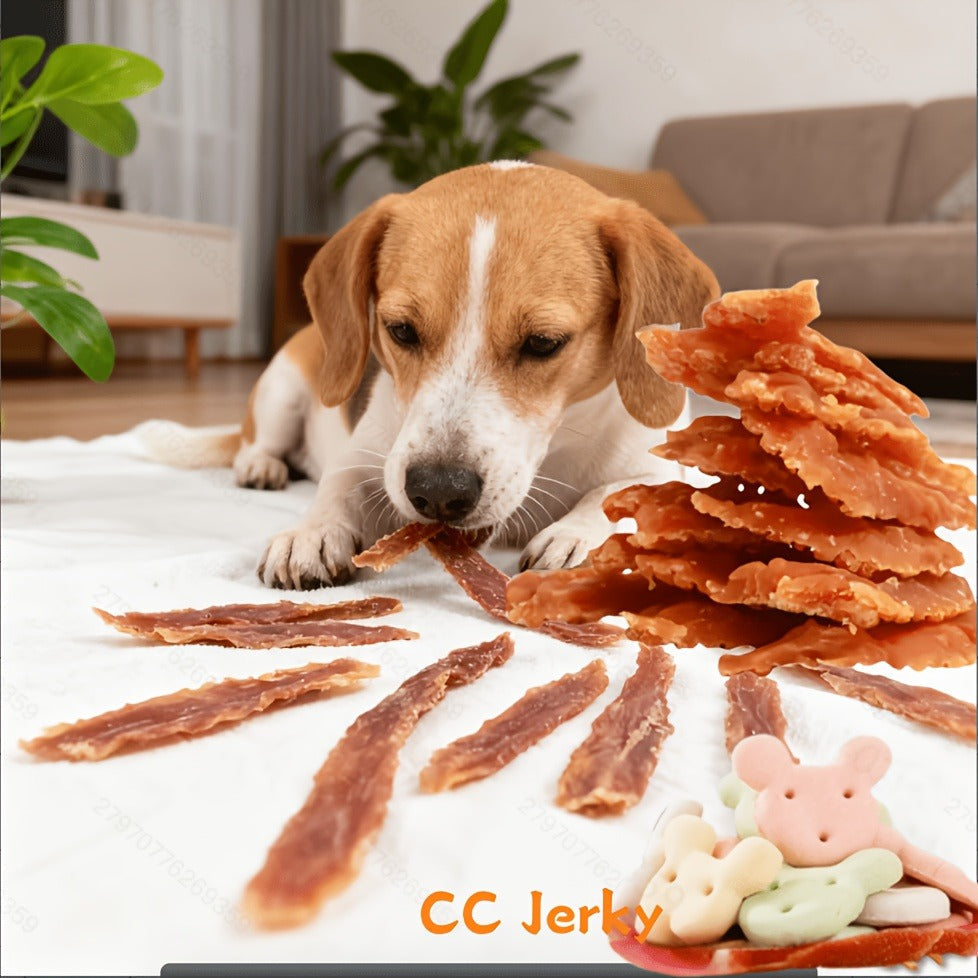 Dog Treats BLACK DUCK Chicken or Duck Jerky in 200g and 400g Package Options for Reward Use