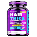Hair Loss Supplement for Women 90 Capsules, Biotin, Collagen, Keratin, Saw Palmetto & Curcumin Multivitamin Formula for Hair Growth