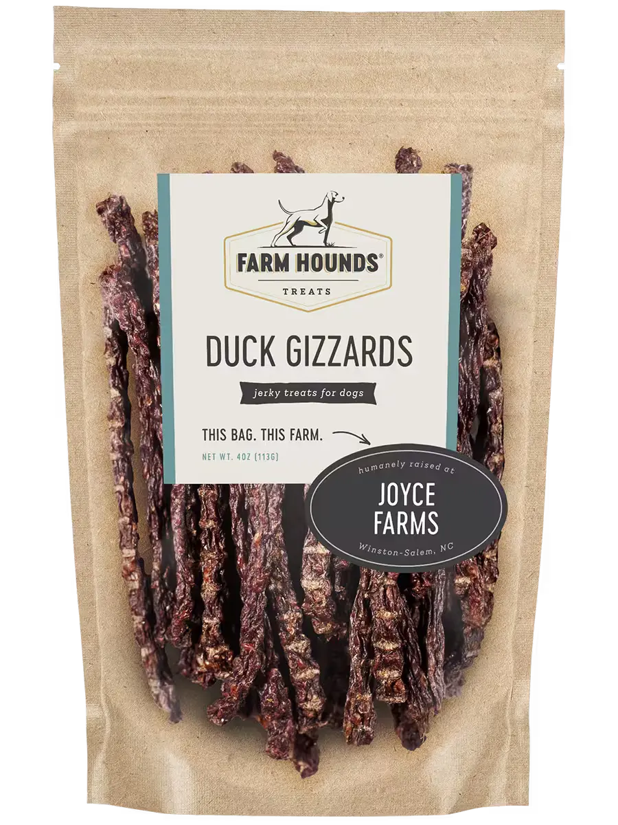 Dehydrated Duck Gizzard Dog Treat Sticks product image 1