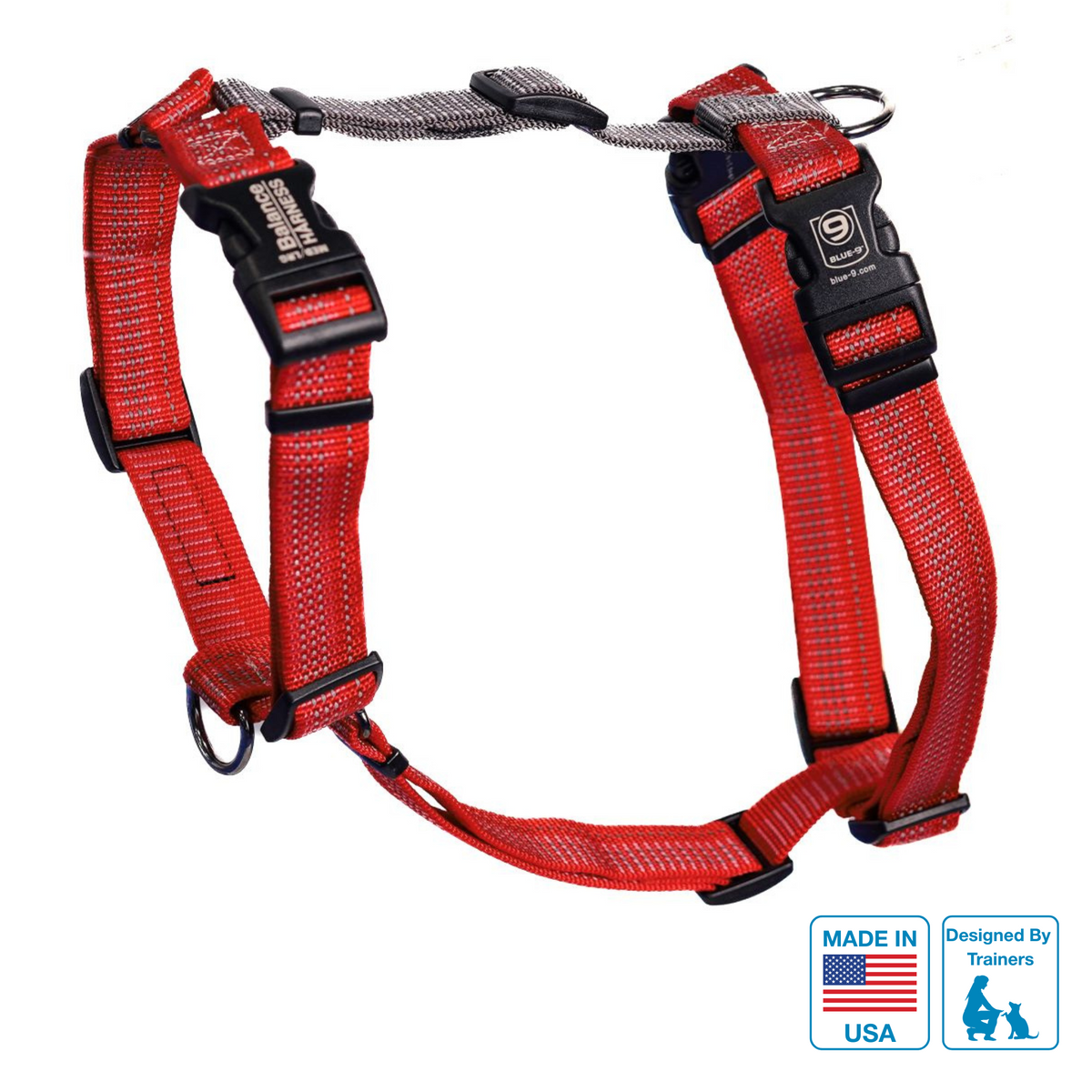Reflective No-Pull Dog Harness Extra Small / Red Ember