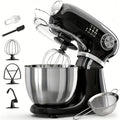 Bowl-Lift Stand Mixer 5.5 Qt 4-in-1 Electric Vertical Mixer 350W 12-Speed with Pulse for Entryways, Bedrooms and Living Spaces