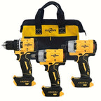 Cordless Power Tool Combo Kit for Dewalt 20V Battery - Impact Wrench 1500Nm, Brushless Drill & Screwdriver Set for Home & Construction
