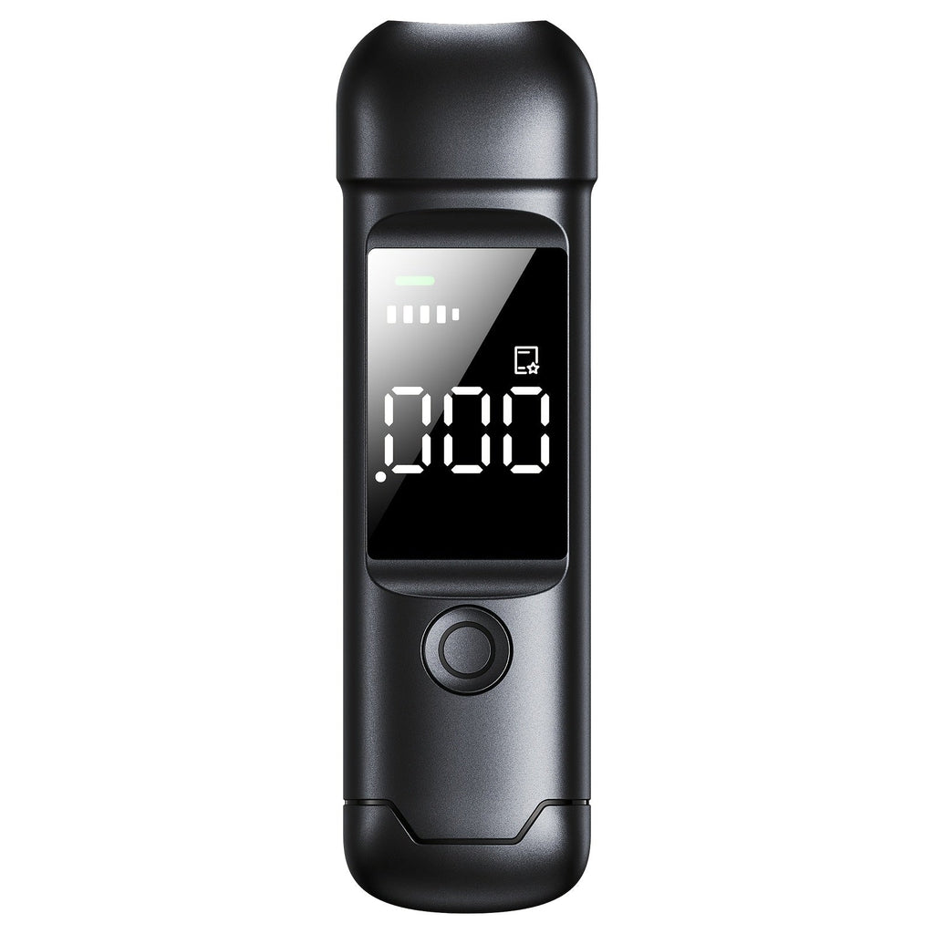 USB Rechargeable Breathalyzer with LCD Display, Portable Personal Alcohol Tester, 200mAh Battery