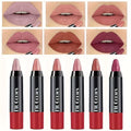 Squalane Crayon Lipstick Set 6 Pcs, Matte & Glossy Lip Pencil with Volumizing Formula, Easy Color Lip Liner for All Skin Types