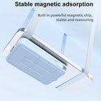 Power Bank 10000mAh Magnetic 15W Wireless and 22.5W Wired with Built-In Cables, Stand and Display