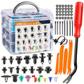 725-Piece Automotive Fastener Clip Kit – Body Push Pin Rivet Assortment for Bumper, Door Trim & Panel Removal Car Disassembly Tool Set