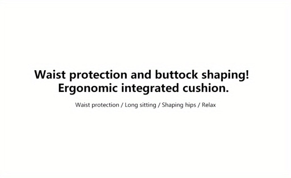 Ergonomic Seat Cushion for Tailbone & Lumbar Pain Relief – Memory Foam L-Shaped Car & Office Chair Cushion for Truck Drivers & Long Sitting