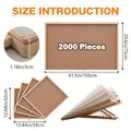 Puzzle Board Table 2000 Pieces Tilting Surface 41.5"x29.6" – Large Wooden Jigsaw Puzzle Plateau with 4 Magnetic Drawers & Cover