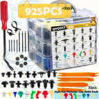 Car Body Fasteners Kit – Snap Rivets, Wing Expansion Screws & Willow Nails, Universal Automotive Retainer Clips for Car Body Panels