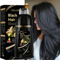 Hair Dye Shampoo, YANYUTONG 500ml Bottle with Black, Brown, Chestnut Brown and Red Shade Options