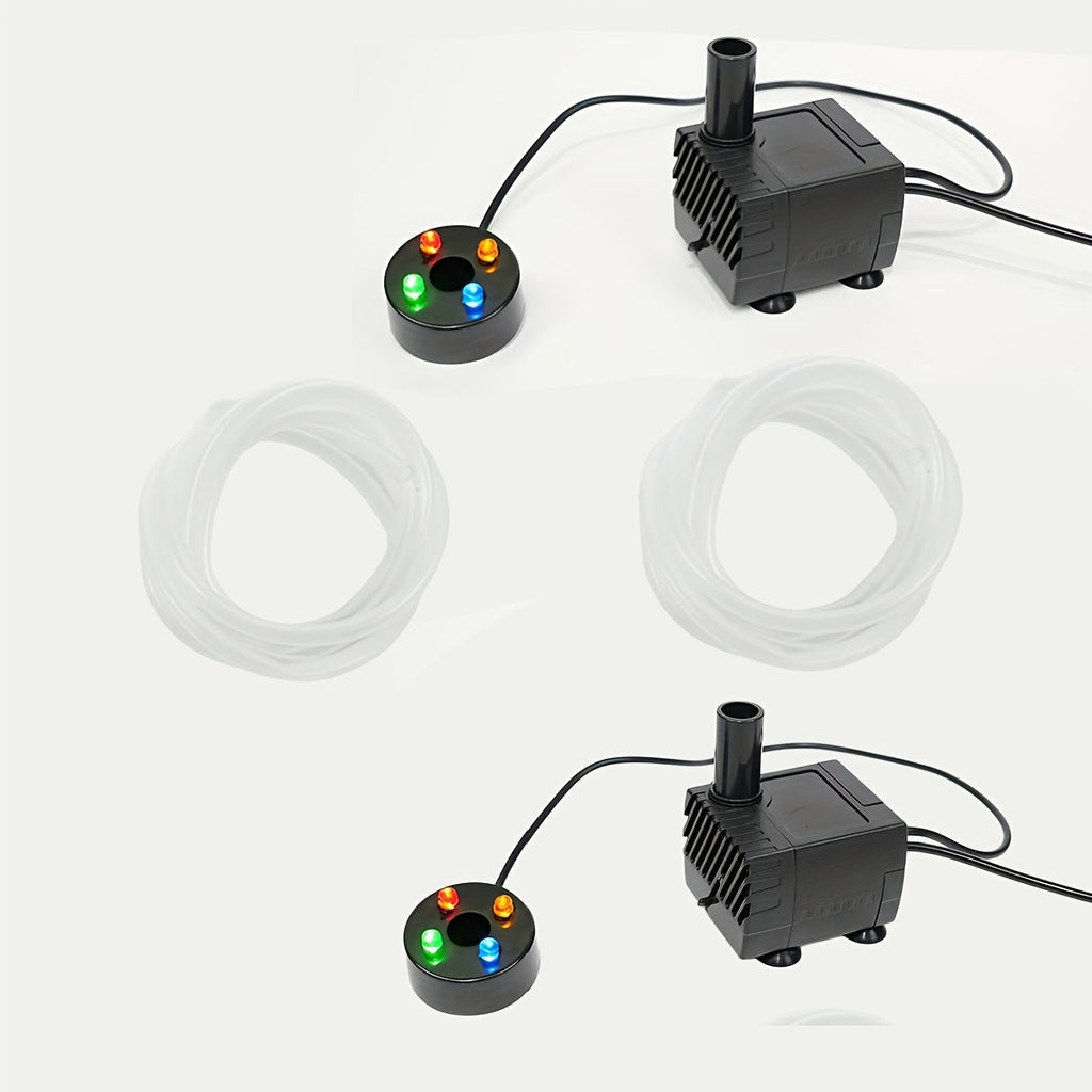 USB Fountain Pump for Aquarium Fish Tank for Garden, Patio and Yard Use, with the Listed Configuration
