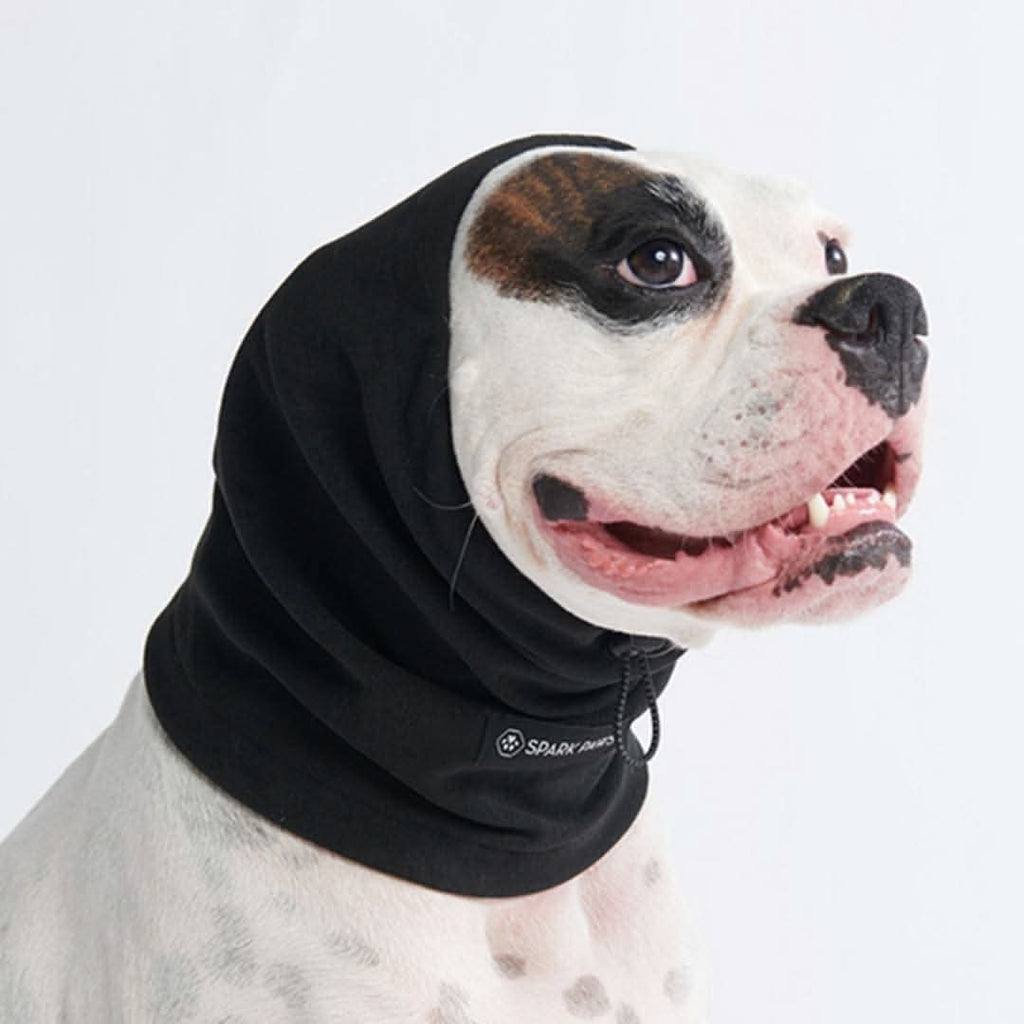 Adjustable Dog Ear Cover, Earmuff - Black / S (10-15lbs/4.5-7kg)