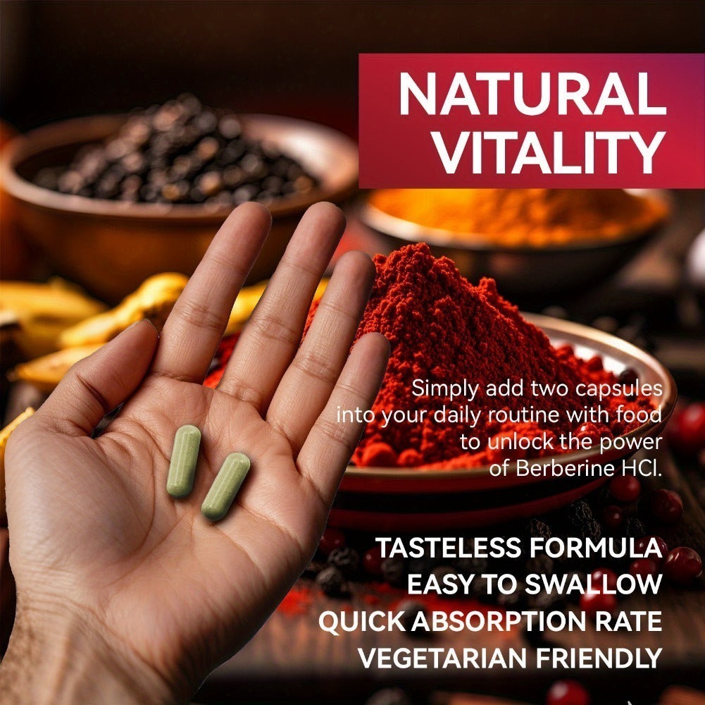 Thermogenic Fat Burner Capsules with Berberine, White Kidney Bean, Safflower Oil & Acetyl-L-Carnitine