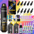 Tattoo Pen Kit Wireless Battery Tattoo Gun with LCD Screen, 1500mAh Cordless Rotary Tattoo Machine