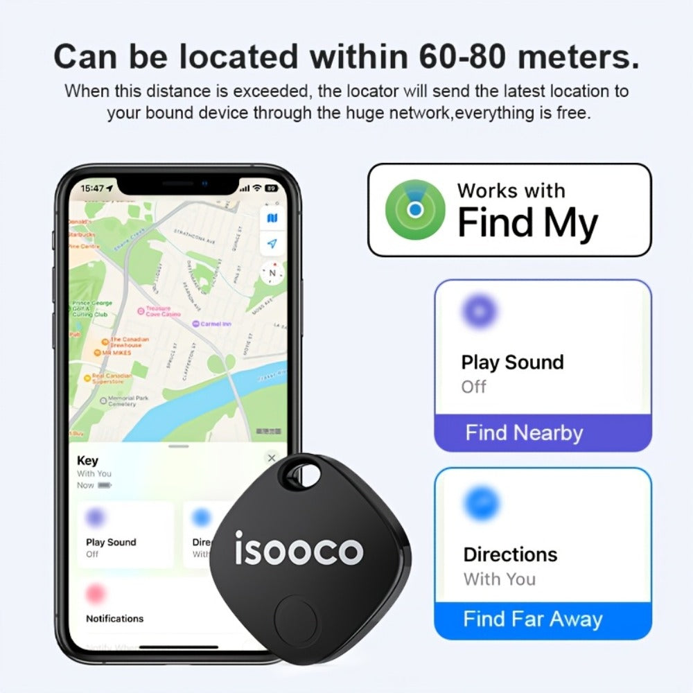 GPS Tracker 8 Pack Smart Anti-Theft Real-Time Location Tracking Tags for Vehicle Bicycle Motorcycle Wallet Keychain School Bag Luggage Item