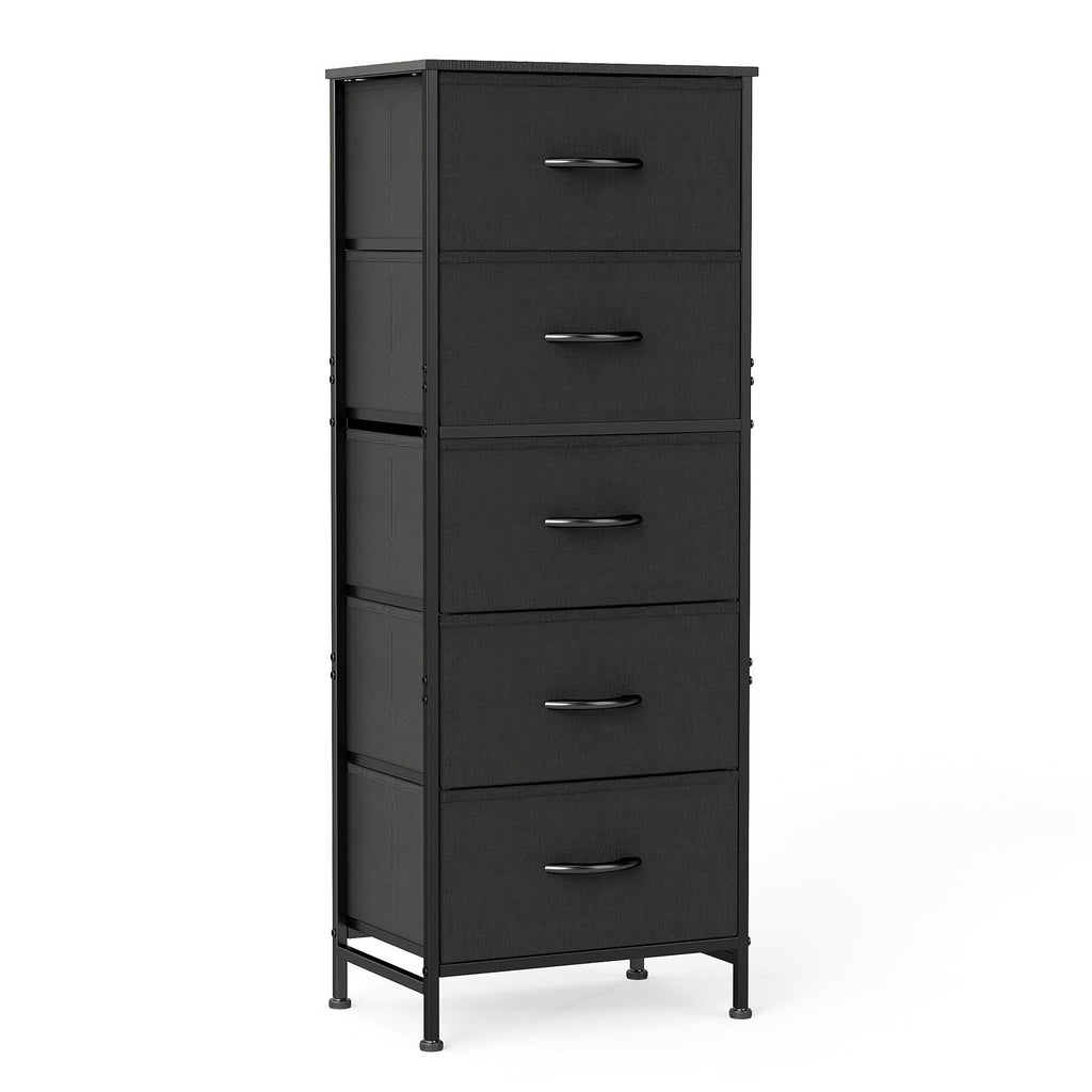 5-Drawer Freestanding Kitchen Pantry Cabinet with Multiple Color Options