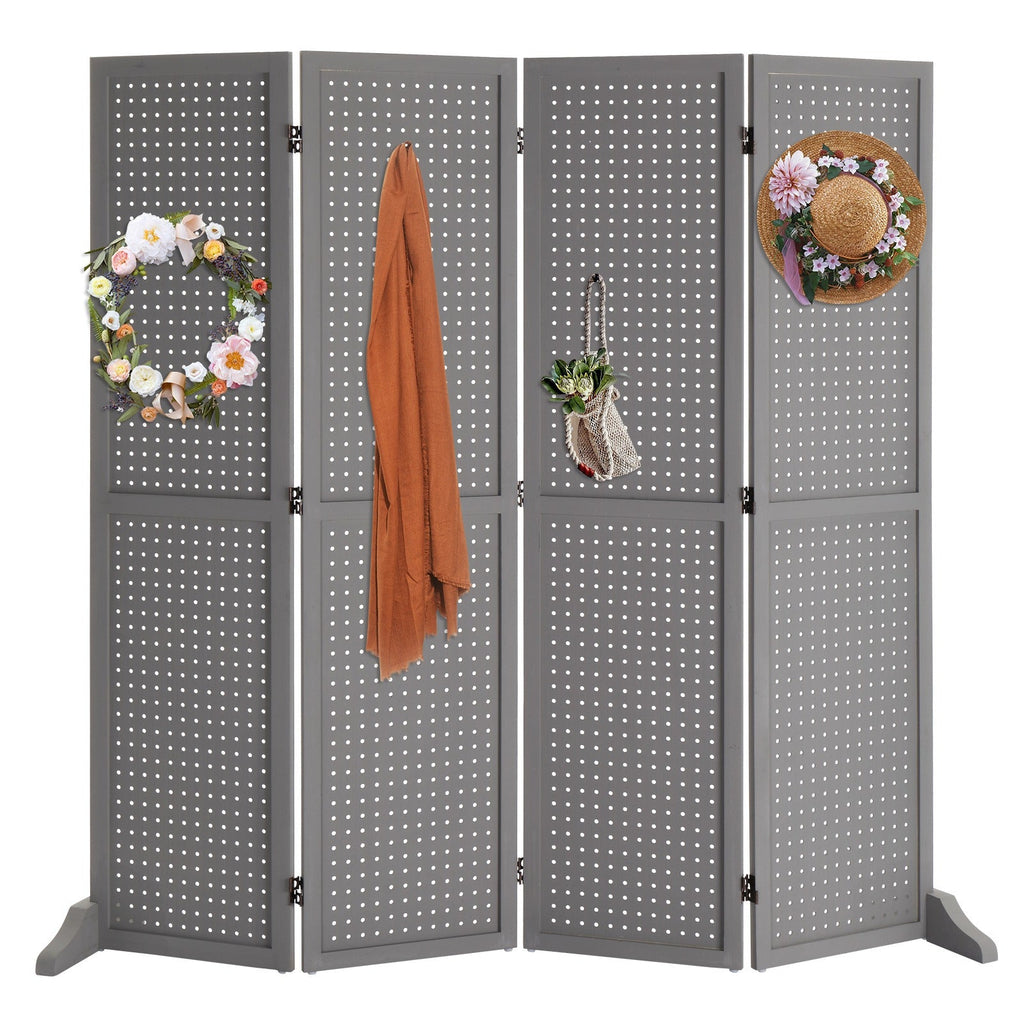 Room Divider shown in the Grey, With Base option