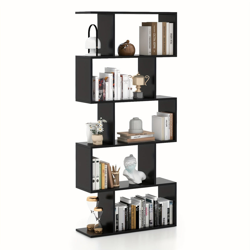 Bookcase shown in the Black option