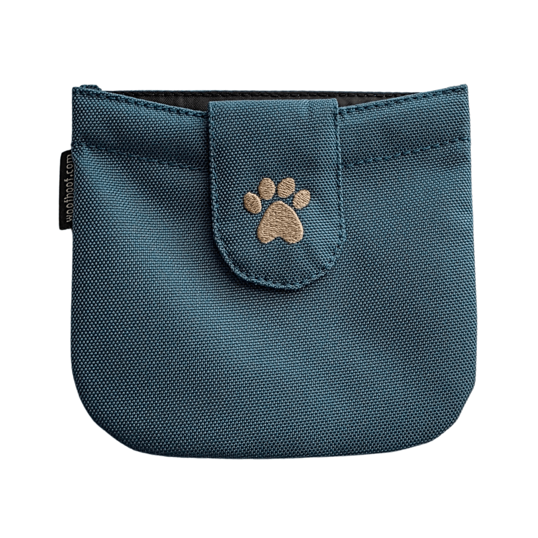 Pocket Dog Treat Pouch Teal