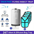 Mosquito Trap Indoor Electric Insect Catcher with Replacement Lure Refill Core for Home Bedroom Kitchen Fruit Fly Flying Bug Trap Device