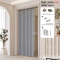 Magnetic Room Divider Curtain Doorway – Rodless Bohemian Striped Door Curtain, 210GSM Thickened Polyester