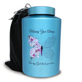 Cremation Urns for Human Ashes Large, Stainless Steel Memorial Urn Holds, Decorative Butterfly Cardinal Fairy Design