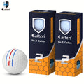 Golf Balls 6pcs Long Distance High Speed with 360-Degree Aiming Line Add 40+ Yards Distance Durable Performance Golf Ball Set for Men Women