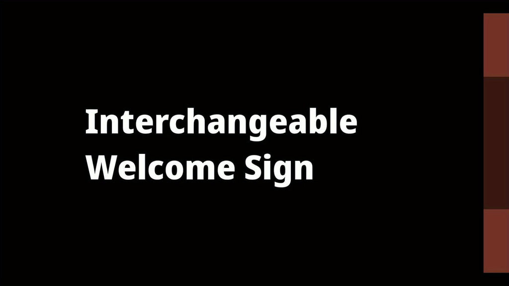 Porch Sign with 12 Interchangeable Seasonal Icons 47 Inch Tall – Welcome Sign for Front Door, Wind Resistant Leaner Board for Patio Yard
