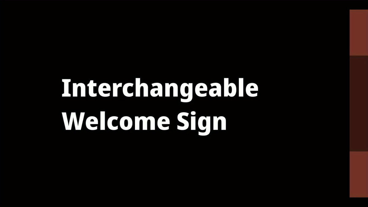 Porch Sign with 12 Interchangeable Seasonal Icons 47 Inch Tall – Welcome Sign for Front Door, Wind Resistant Leaner Board for Patio Yard
