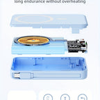 Power Bank 10000mAh Magnetic 15W Wireless and 22.5W Wired with Built-In Cables, Stand and Display