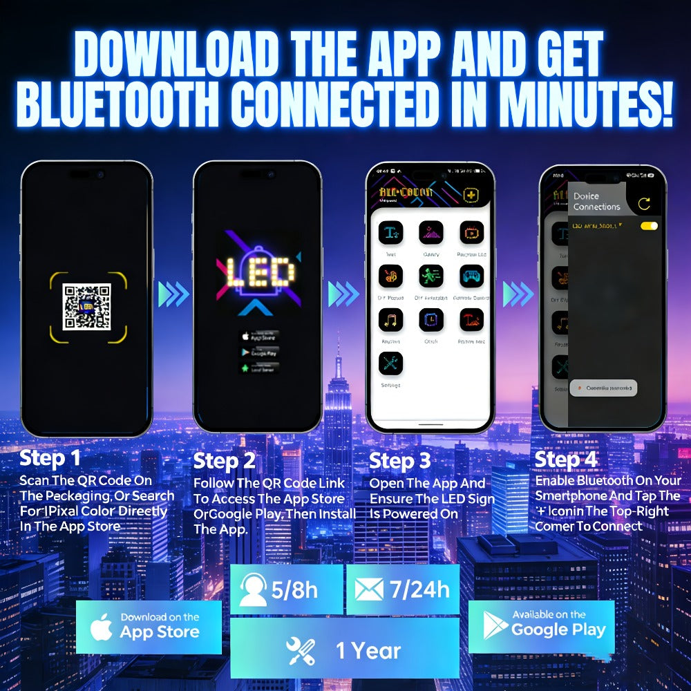 Flexible LED Matrix Display Sign Programmable Scrolling Text - Devil Eyes High Refresh Rate for an Everyday Personal Care Routine