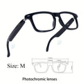 Smart Glasses 160-Language Translation Eyewear with Open-Ear Audio and Ten Photochromic or Filter Lens Options